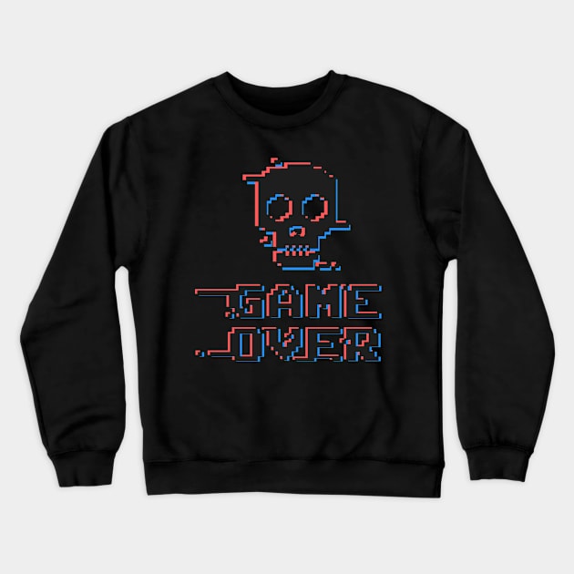 Game Over Crewneck Sweatshirt by VMAZ's Store